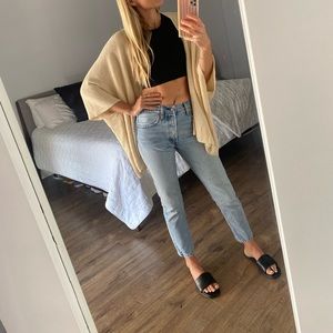 Anthropologie, Cream Shall, One Size